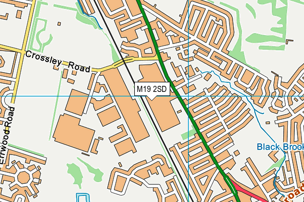 M19 2SD map - OS VectorMap District (Ordnance Survey) M19 2SD map - OS VectorMap District (Ordnance Survey)
