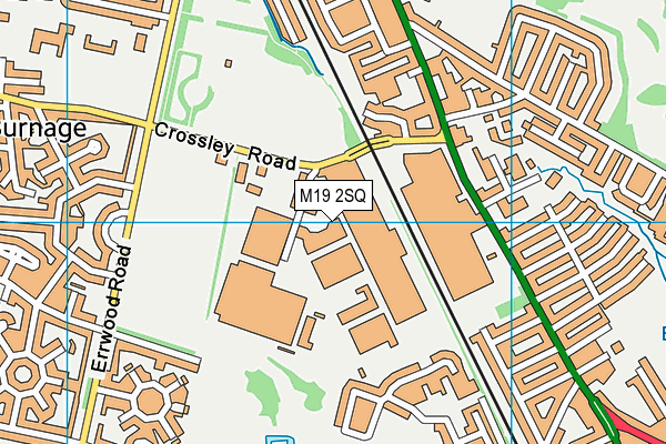 M19 2SQ map - OS VectorMap District (Ordnance Survey) M19 2SQ map - OS VectorMap District (Ordnance Survey)