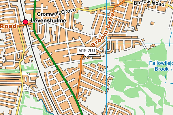 M19 2UJ map - OS VectorMap District (Ordnance Survey) M19 2UJ map - OS VectorMap District (Ordnance Survey)