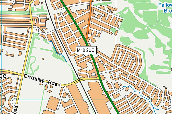 M19 2UQ map - OS VectorMap District (Ordnance Survey) M19 2UQ map - OS VectorMap District (Ordnance Survey)