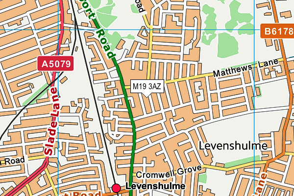 M19 3AZ map - OS VectorMap District (Ordnance Survey) M19 3AZ map - OS VectorMap District (Ordnance Survey)