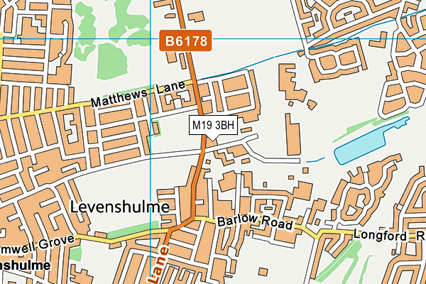 M19 3BH map - OS VectorMap District (Ordnance Survey) M19 3BH map - OS VectorMap District (Ordnance Survey)