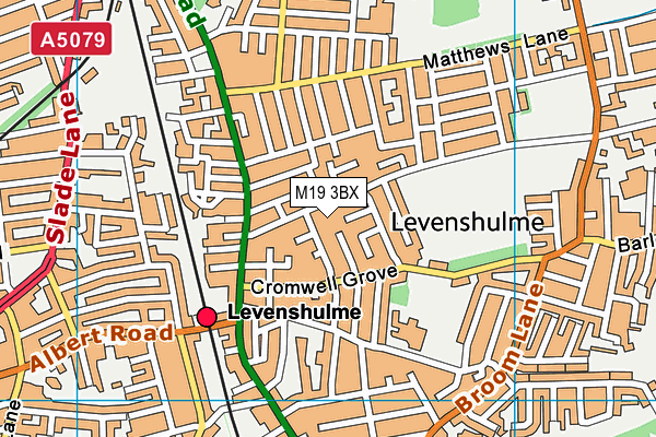 M19 3BX map - OS VectorMap District (Ordnance Survey) M19 3BX map - OS VectorMap District (Ordnance Survey)