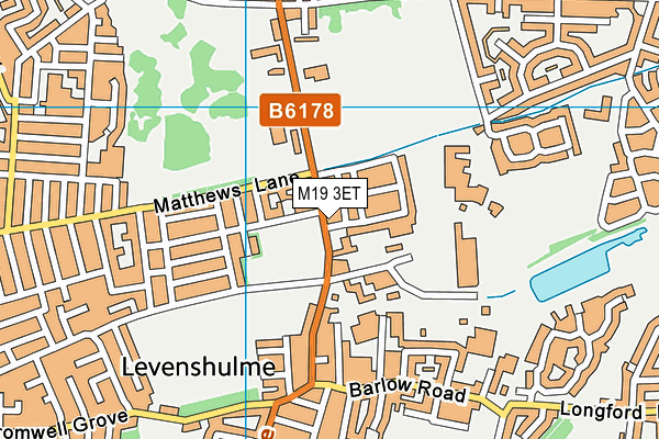 M19 3ET map - OS VectorMap District (Ordnance Survey) M19 3ET map - OS VectorMap District (Ordnance Survey)