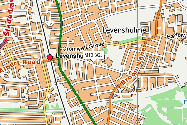 M19 3GJ map - OS VectorMap District (Ordnance Survey) M19 3GJ map - OS VectorMap District (Ordnance Survey)