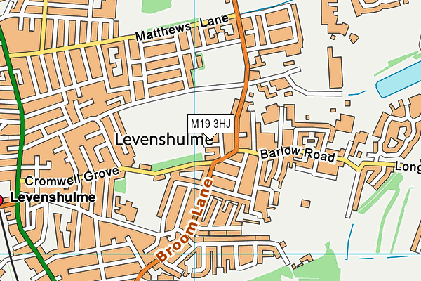 M19 3HJ map - OS VectorMap District (Ordnance Survey) M19 3HJ map - OS VectorMap District (Ordnance Survey)