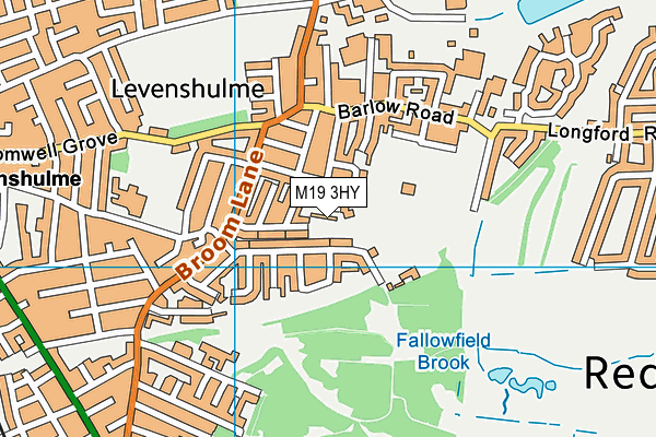 M19 3HY map - OS VectorMap District (Ordnance Survey) M19 3HY map - OS VectorMap District (Ordnance Survey)