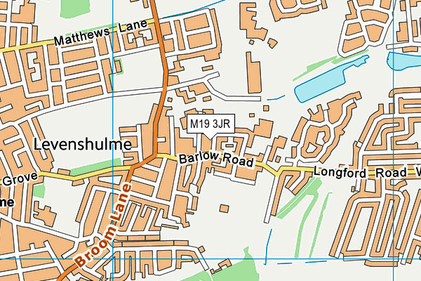 M19 3JR map - OS VectorMap District (Ordnance Survey) M19 3JR map - OS VectorMap District (Ordnance Survey)