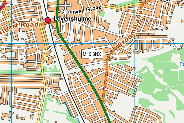M19 3NX map - OS VectorMap District (Ordnance Survey) M19 3NX map - OS VectorMap District (Ordnance Survey)