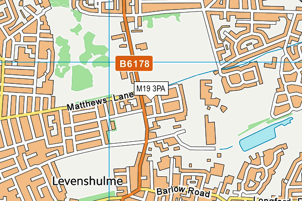M19 3PA map - OS VectorMap District (Ordnance Survey) M19 3PA map - OS VectorMap District (Ordnance Survey)