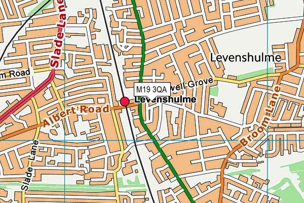 M19 3QA map - OS VectorMap District (Ordnance Survey) M19 3QA map - OS VectorMap District (Ordnance Survey)