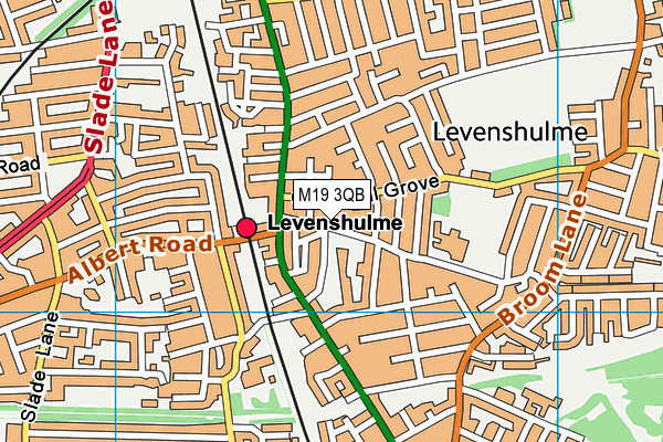 M19 3QB map - OS VectorMap District (Ordnance Survey) M19 3QB map - OS VectorMap District (Ordnance Survey)