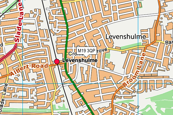 M19 3QP map - OS VectorMap District (Ordnance Survey) M19 3QP map - OS VectorMap District (Ordnance Survey)