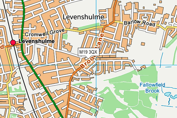 M19 3QX map - OS VectorMap District (Ordnance Survey) M19 3QX map - OS VectorMap District (Ordnance Survey)