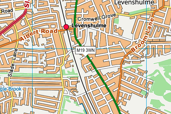 M19 3WN map - OS VectorMap District (Ordnance Survey) M19 3WN map - OS VectorMap District (Ordnance Survey)
