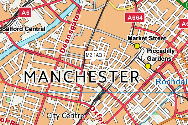 M2 1AQ map - OS VectorMap District (Ordnance Survey) M2 1AQ map - OS VectorMap District (Ordnance Survey)