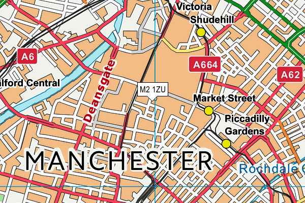 M2 1ZU map - OS VectorMap District (Ordnance Survey) M2 1ZU map - OS VectorMap District (Ordnance Survey)