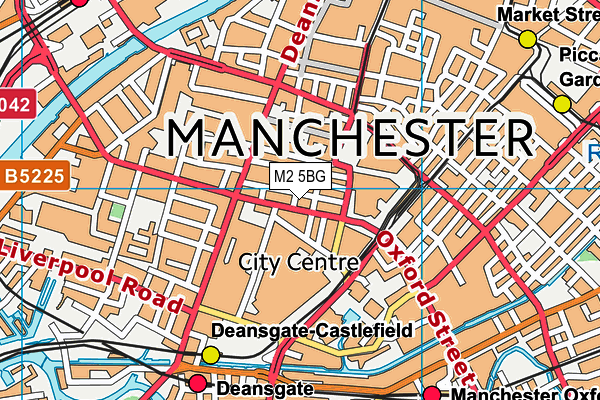 M2 5BG map - OS VectorMap District (Ordnance Survey) M2 5BG map - OS VectorMap District (Ordnance Survey)