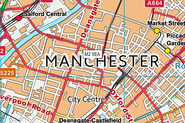 M2 5EA map - OS VectorMap District (Ordnance Survey) M2 5EA map - OS VectorMap District (Ordnance Survey)