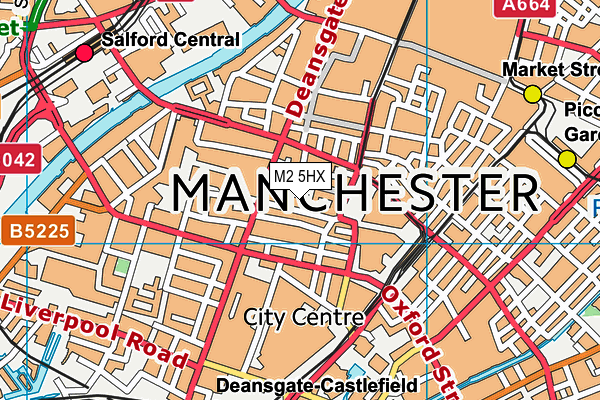 M2 5HX map - OS VectorMap District (Ordnance Survey) M2 5HX map - OS VectorMap District (Ordnance Survey)