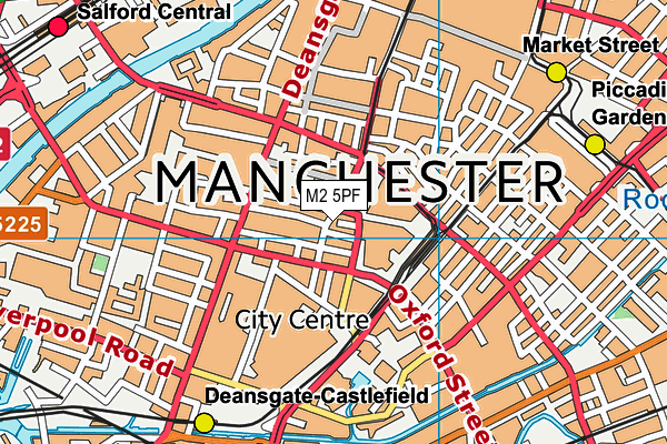M2 5PF map - OS VectorMap District (Ordnance Survey) M2 5PF map - OS VectorMap District (Ordnance Survey)