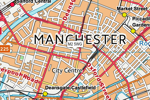 M2 5WG map - OS VectorMap District (Ordnance Survey) M2 5WG map - OS VectorMap District (Ordnance Survey)