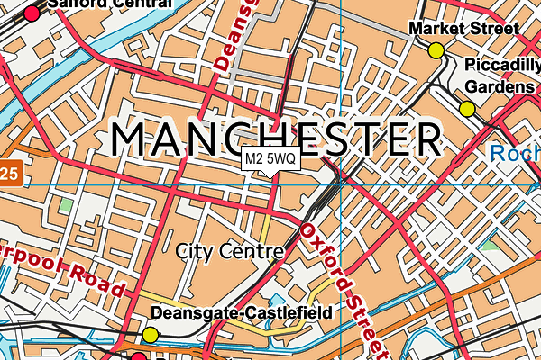 M2 5WQ map - OS VectorMap District (Ordnance Survey) M2 5WQ map - OS VectorMap District (Ordnance Survey)