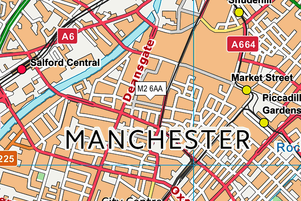 M2 6AA map - OS VectorMap District (Ordnance Survey) M2 6AA map - OS VectorMap District (Ordnance Survey)
