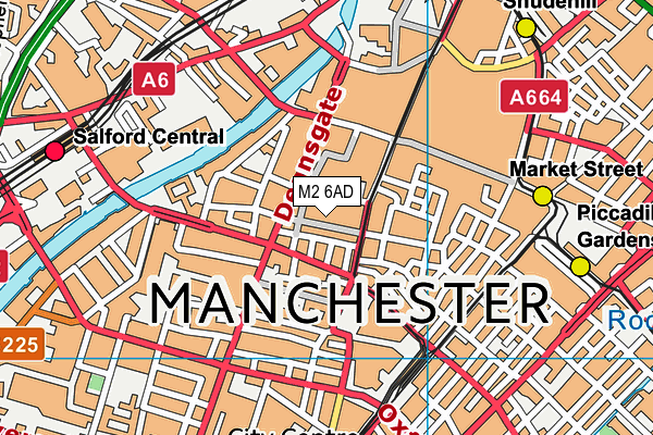 M2 6AD map - OS VectorMap District (Ordnance Survey) M2 6AD map - OS VectorMap District (Ordnance Survey)