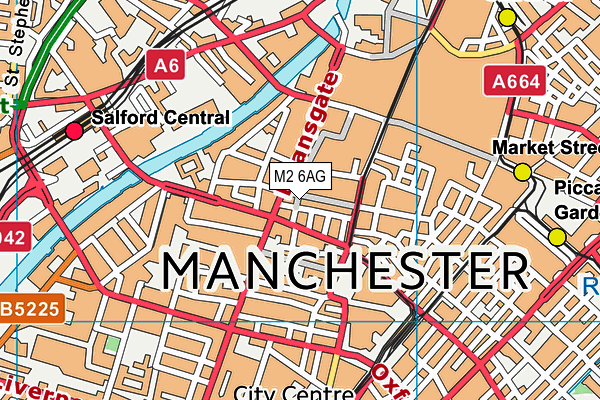 M2 6AG map - OS VectorMap District (Ordnance Survey) M2 6AG map - OS VectorMap District (Ordnance Survey)