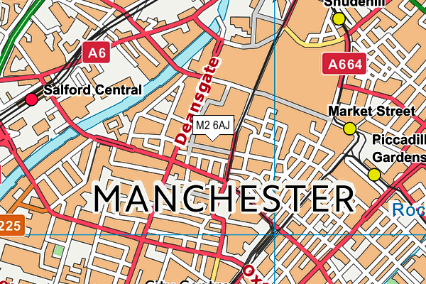 M2 6AJ map - OS VectorMap District (Ordnance Survey) M2 6AJ map - OS VectorMap District (Ordnance Survey)