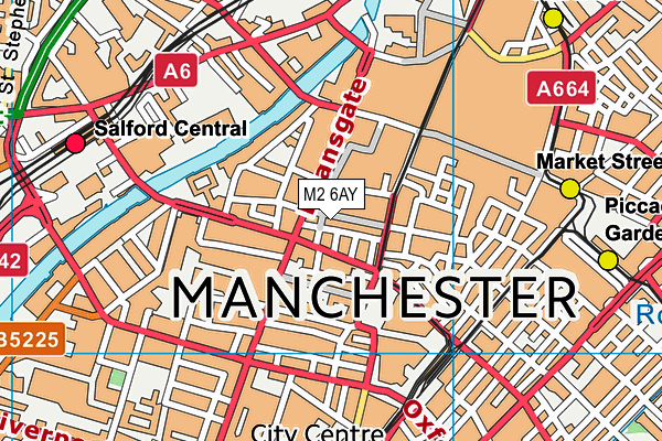 M2 6AY map - OS VectorMap District (Ordnance Survey) M2 6AY map - OS VectorMap District (Ordnance Survey)