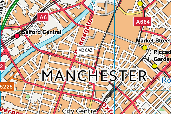 M2 6AZ map - OS VectorMap District (Ordnance Survey) M2 6AZ map - OS VectorMap District (Ordnance Survey)