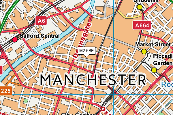 M2 6BE map - OS VectorMap District (Ordnance Survey) M2 6BE map - OS VectorMap District (Ordnance Survey)