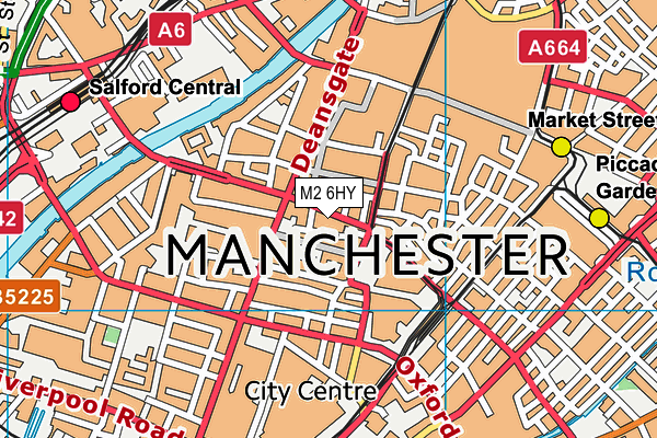 M2 6HY map - OS VectorMap District (Ordnance Survey) M2 6HY map - OS VectorMap District (Ordnance Survey)