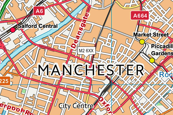 M2 6XX map - OS VectorMap District (Ordnance Survey) M2 6XX map - OS VectorMap District (Ordnance Survey)