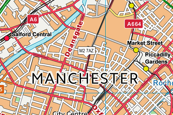 M2 7AZ map - OS VectorMap District (Ordnance Survey) M2 7AZ map - OS VectorMap District (Ordnance Survey)