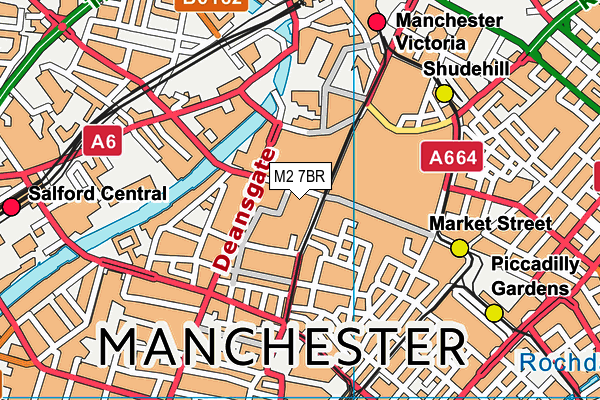 M2 7BR map - OS VectorMap District (Ordnance Survey) M2 7BR map - OS VectorMap District (Ordnance Survey)