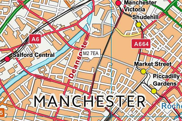 M2 7EA map - OS VectorMap District (Ordnance Survey) M2 7EA map - OS VectorMap District (Ordnance Survey)