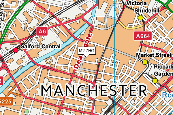 M2 7HG map - OS VectorMap District (Ordnance Survey) M2 7HG map - OS VectorMap District (Ordnance Survey)