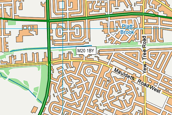 M20 1BY map - OS VectorMap District (Ordnance Survey) M20 1BY map - OS VectorMap District (Ordnance Survey)