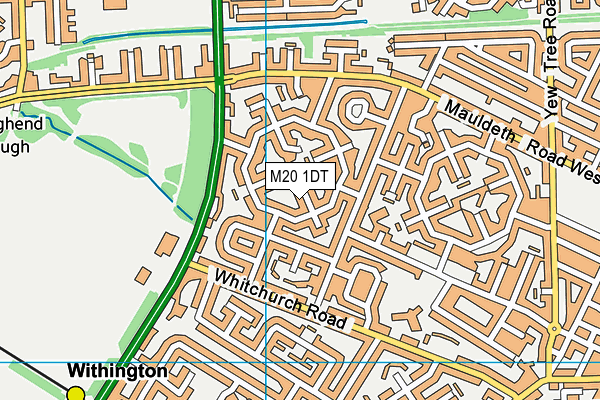 M20 1DT map - OS VectorMap District (Ordnance Survey) M20 1DT map - OS VectorMap District (Ordnance Survey)