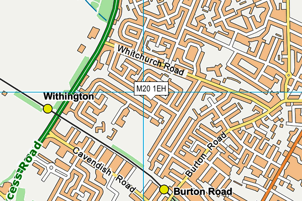 M20 1EH map - OS VectorMap District (Ordnance Survey) M20 1EH map - OS VectorMap District (Ordnance Survey)