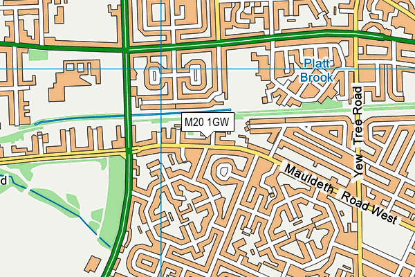 M20 1GW map - OS VectorMap District (Ordnance Survey) M20 1GW map - OS VectorMap District (Ordnance Survey)