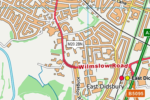 M20 2BN map - OS VectorMap District (Ordnance Survey) M20 2BN map - OS VectorMap District (Ordnance Survey)