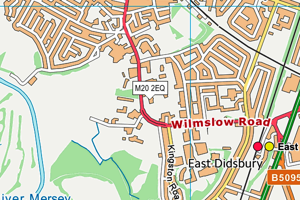 M20 2EQ map - OS VectorMap District (Ordnance Survey) M20 2EQ map - OS VectorMap District (Ordnance Survey)
