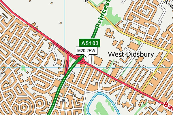 M20 2EW map - OS VectorMap District (Ordnance Survey) M20 2EW map - OS VectorMap District (Ordnance Survey)