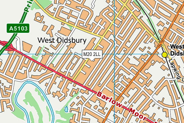 M20 2LL map - OS VectorMap District (Ordnance Survey) M20 2LL map - OS VectorMap District (Ordnance Survey)