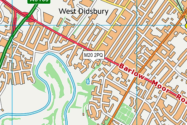 M20 2PQ map - OS VectorMap District (Ordnance Survey) M20 2PQ map - OS VectorMap District (Ordnance Survey)