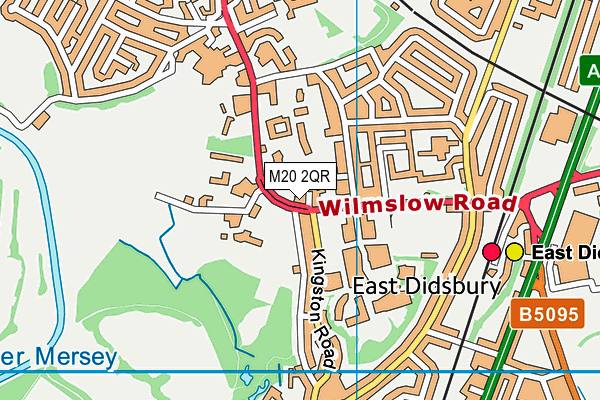 M20 2QR map - OS VectorMap District (Ordnance Survey) M20 2QR map - OS VectorMap District (Ordnance Survey)